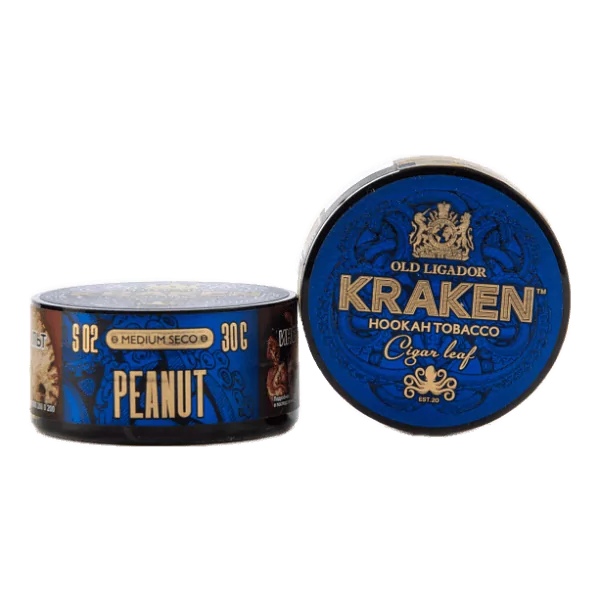 Табак Kraken Medium Seco Peanut (Арахис) 30 гр в Воркуте