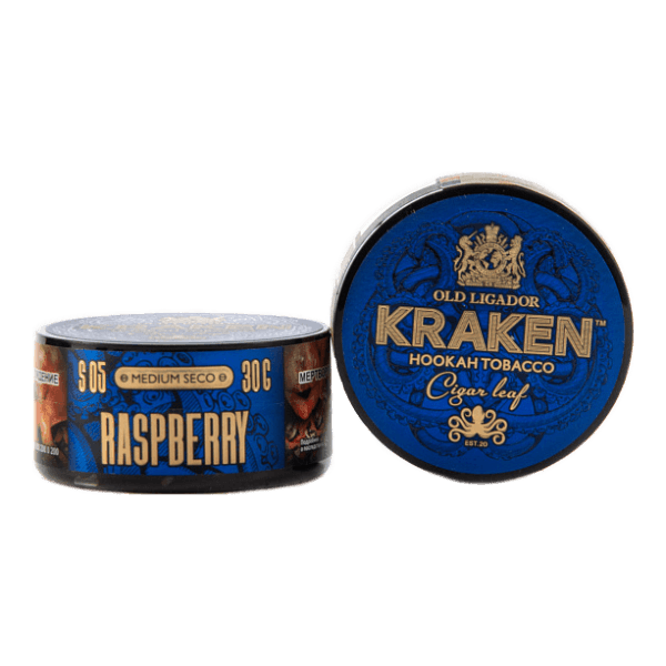 Табак Kraken Medium Seco Raspberry (Малина) 30 гр в Воркуте