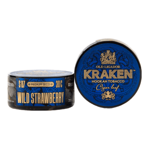 Табак Kraken Medium Seco wild strawberry (Земляника) 30 гр в Воркуте