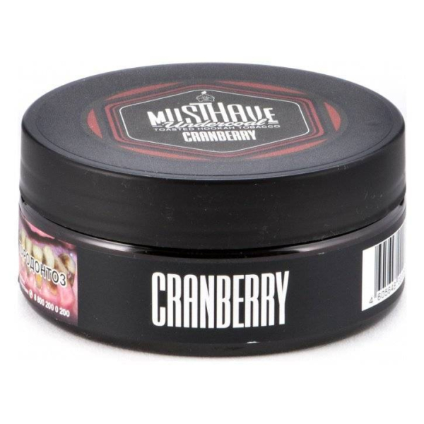 Табак Must Have Cranberry 125 грамм в Воркуте