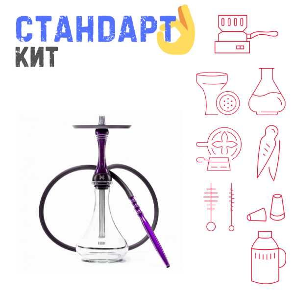Набор с кальяном  Alpha Hookah X Purple СТАНДАРТ в Воркуте