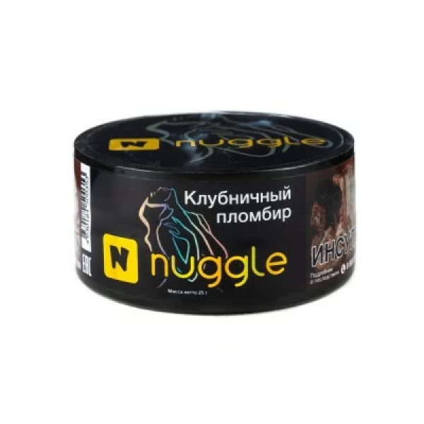 Табак Nuggle Клубничный пломбир 25 гр в Воркуте