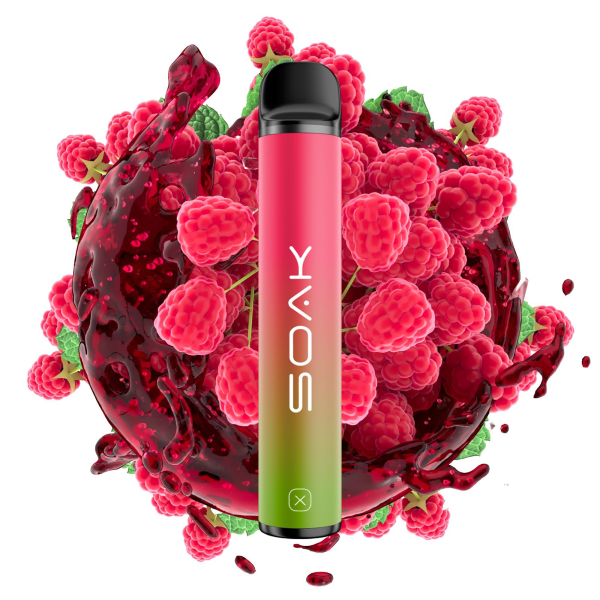 SOAK X Raspberry Soda (Малиновая газировка), 1500 тяг в Воркуте