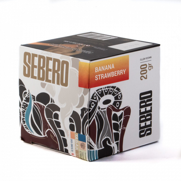 Табак SEBERO BANANA STRAWBERRY 200 грамм в Воркуте
