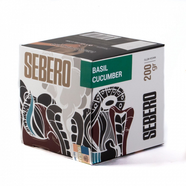Табак SEBERO BASIL CUCUMBER 200 грамм в Воркуте