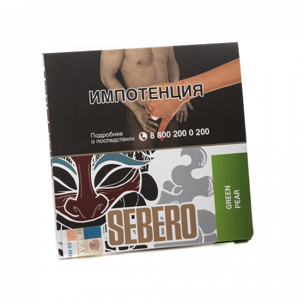 Табак SEBERO GREEN PEAR 40 грамм в Воркуте