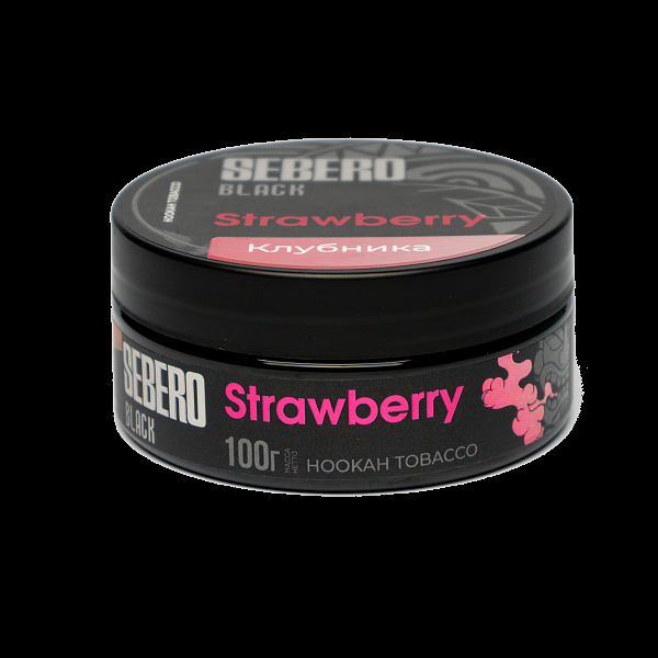 Табак SEBERO BLACK STRAWBERRY 100 гр в Воркуте