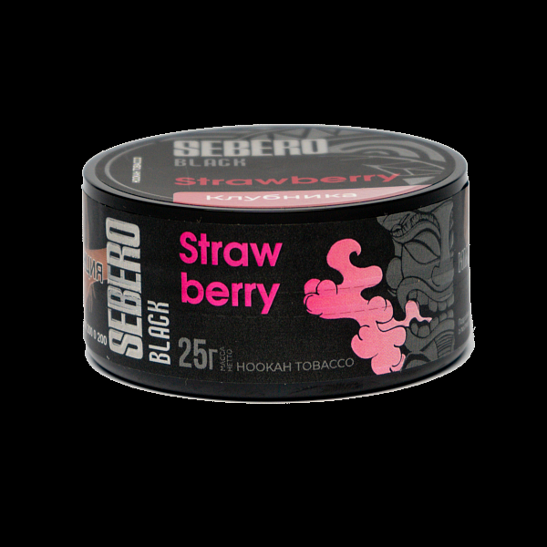 Табак SEBERO BLACK STRAWBERRY 25 гр в Воркуте