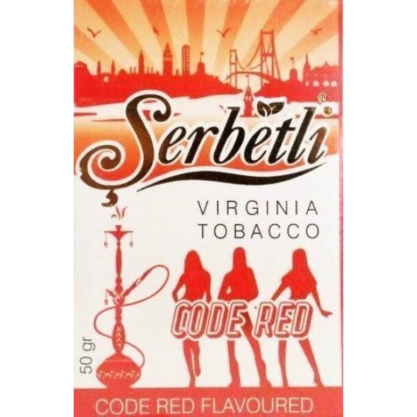 Табак Serbetli Code Red 50 грамм в Воркуте