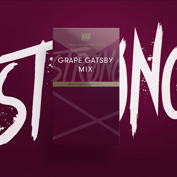 Табак Шпаковского Strong Grape Gatsby Mix (Виноградная Газировка) 40 гр в Воркуте