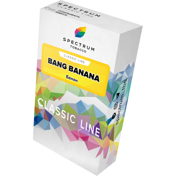Табак Spectrum Classic bang banana 40 грамм в Воркуте