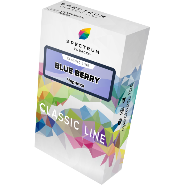 Табак Spectrum Classic blue berry 40 грамм в Воркуте