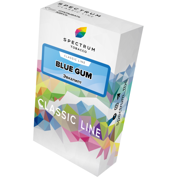 Табак Spectrum Classic blue gum 40 грамм в Воркуте