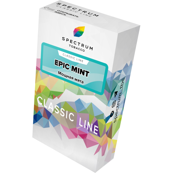 Табак Spectrum Classic epic mint 40 грамм в Воркуте