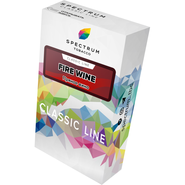 Табак Spectrum Classic fire wine 40 грамм в Воркуте