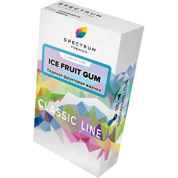 Табак Spectrum Classic ice fruit gum 40 грамм в Воркуте