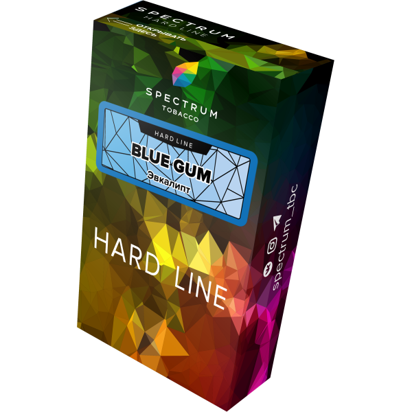 Табак Spectrum Hard blue gum 40 грамм в Воркуте
