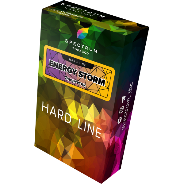 Табак Spectrum Hard energy storm 40 грамм в Воркуте