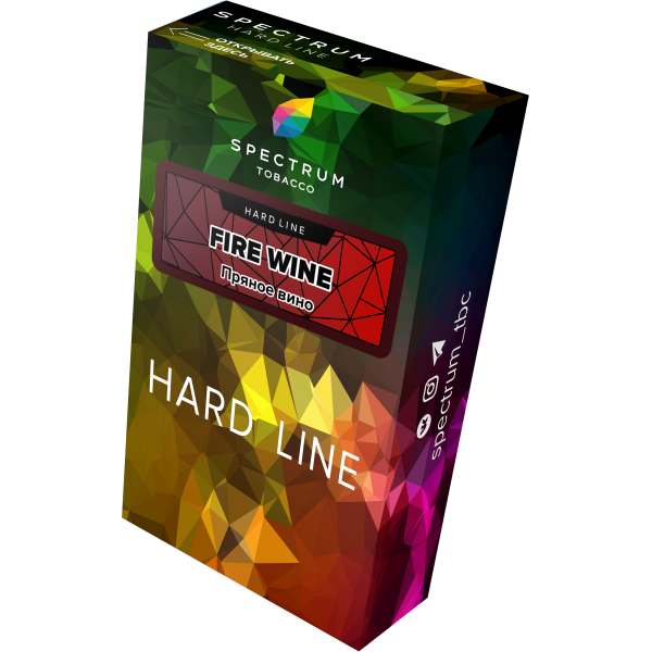 Табак Spectrum Hard fire wine 40 грамм в Воркуте