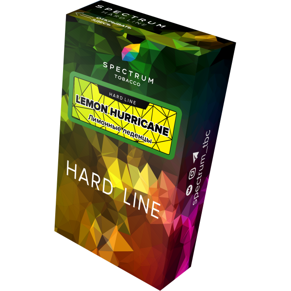 Табак Spectrum Hard lemon hurricane 40 грамм в Воркуте