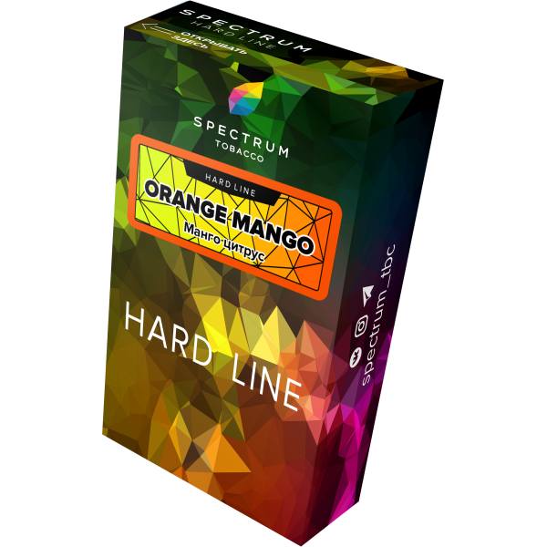 Табак Spectrum Hard orange mango 40 грамм в Воркуте