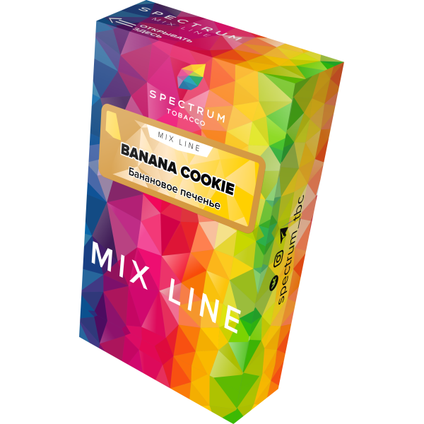 Табак Spectrum Mix Line Banana Cookie 40 грамм в Воркуте