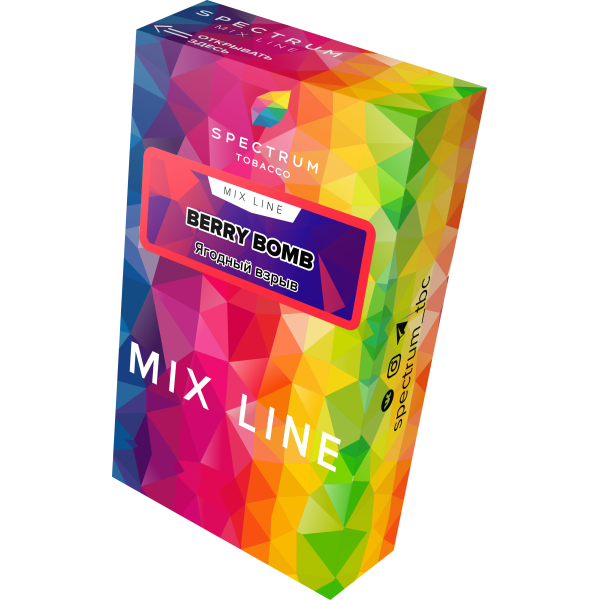 Табак Spectrum Mix Line Berry Bomb 40 грамм в Воркуте