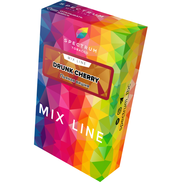 Табак Spectrum Mix Line Drunk Cherry 40 грамм в Воркуте