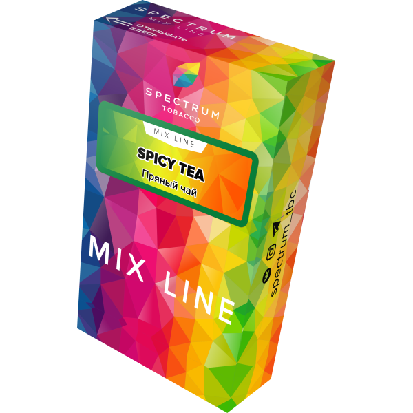 Табак Spectrum Mix Line Spicy Tea 40 грамм в Воркуте