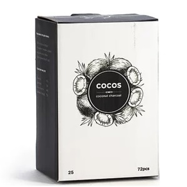 Кокосовый уголь Cocos 25мм для кальяна в Воркуте