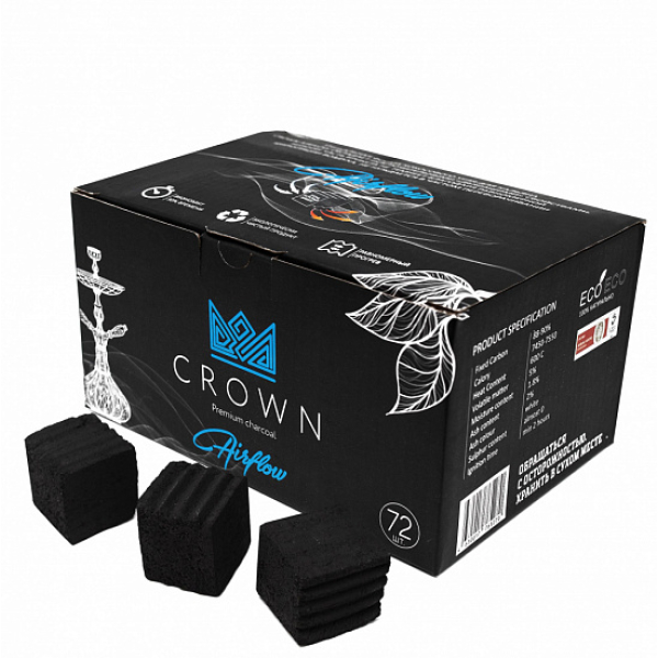 Кокосовый уголь Crown Air-Flow 25 мм в Воркуте