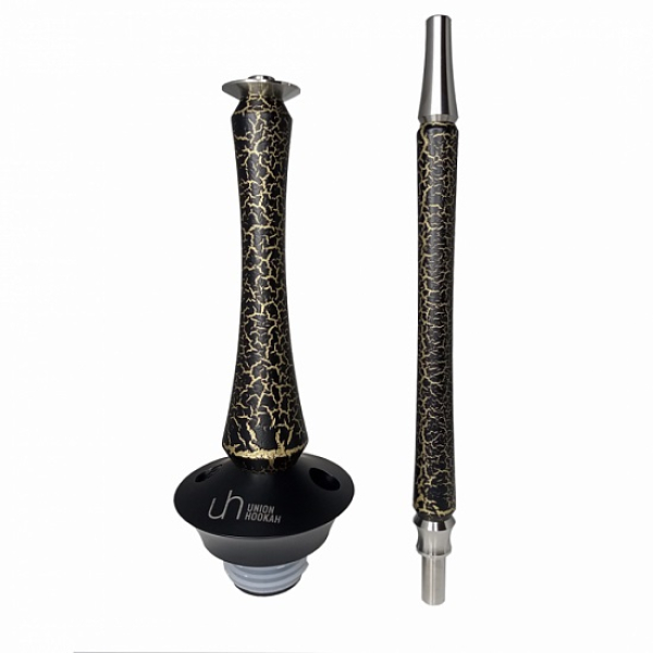 Кальян Union Hookah Sleek Кракле золотой в Воркуте
