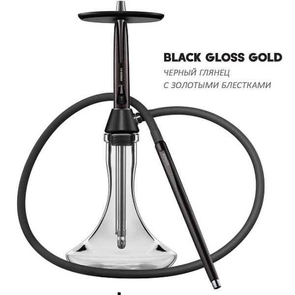 Кальян Koress K3 Black Gloss (Черный,Золотой, 48 см) в Воркуте