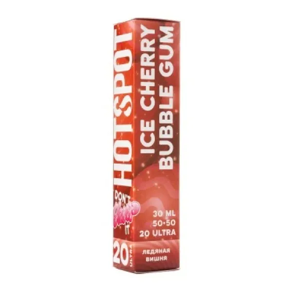 Жидкость HOTSPOT Chow Ultra Ice Cherry Bubble Gum 30 мл в Воркуте