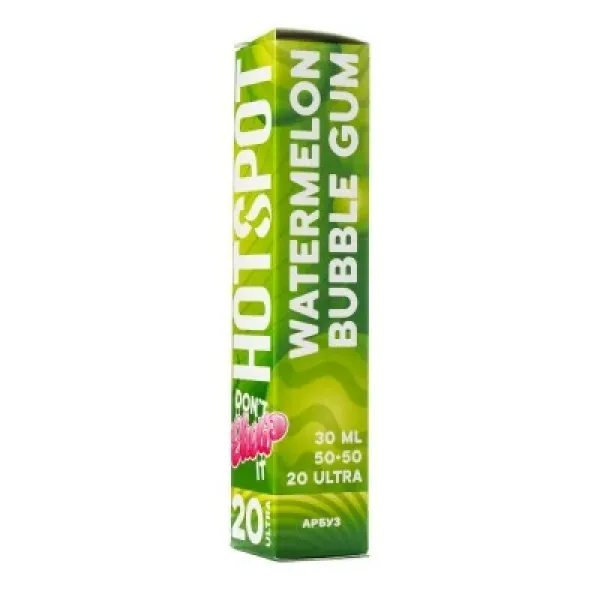 Жидкость HOTSPOT Chow Ultra Watermelon Bubble Gum 30 мл в Воркуте