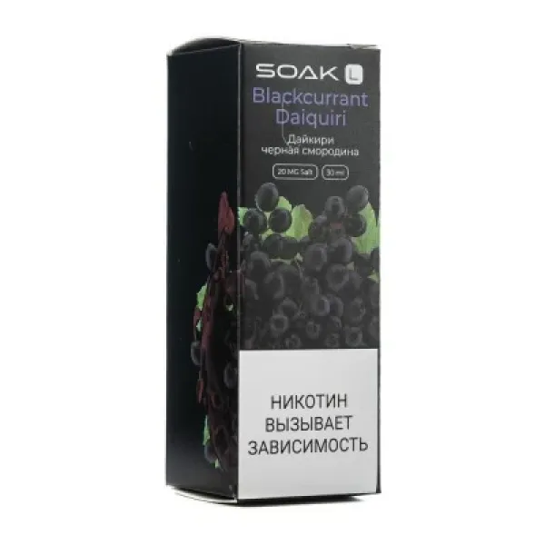 Жидкость SOAK L Blackcurrant Daiquiri 30 мл в Воркуте