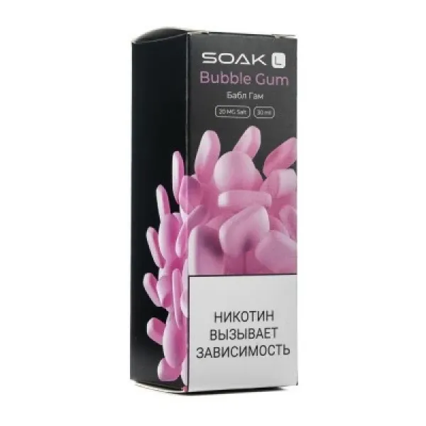 Жидкость SOAK L Bubble Gum 30 мл в Воркуте