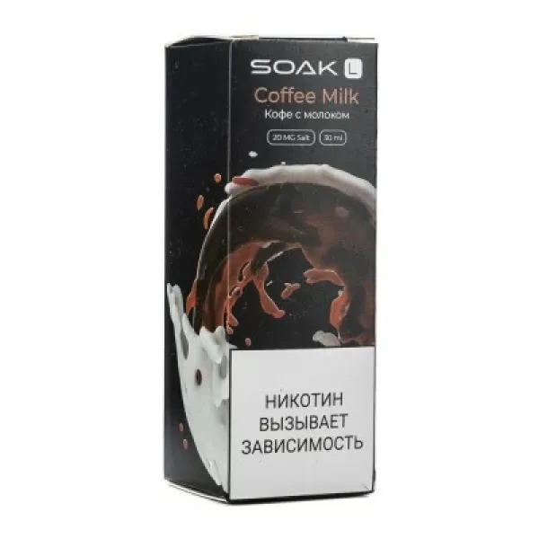 Жидкость SOAK L Coffe Milk 30 мл в Воркуте