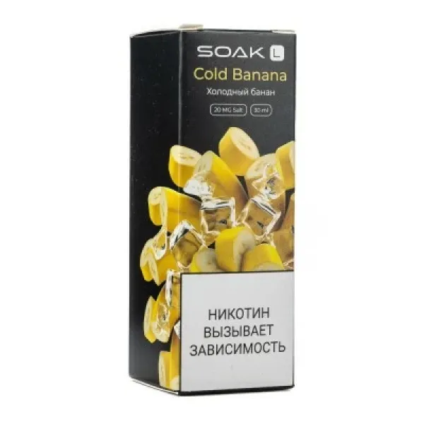Жидкость SOAK L Cold Banana 30 мл в Воркуте