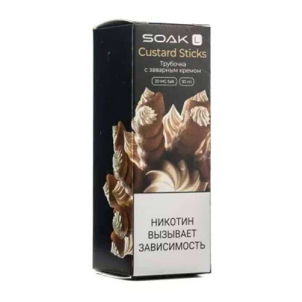 Жидкость SOAK L Custard Sticks 30 мл в Воркуте