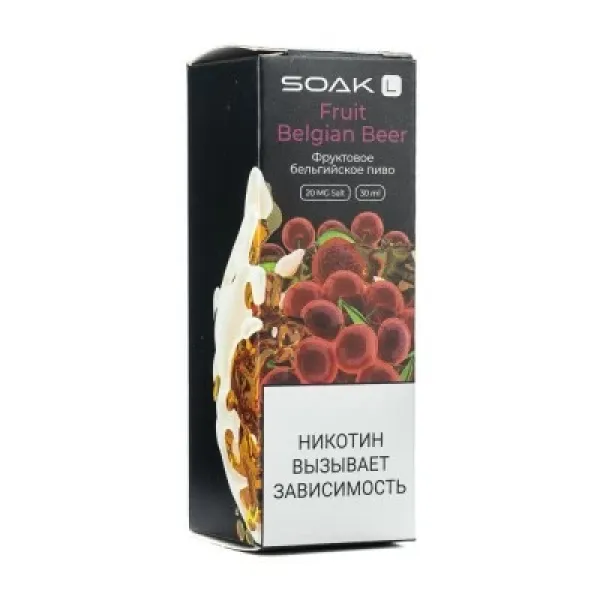 Жидкость SOAK L Fruit Belgian Beer 30 мл в Воркуте