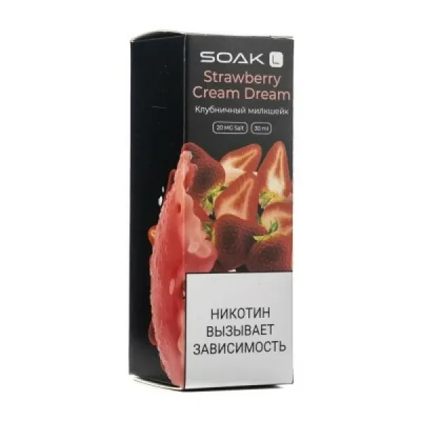 Жидкость SOAK L Strawberry Cream Dream 30 мл в Воркуте