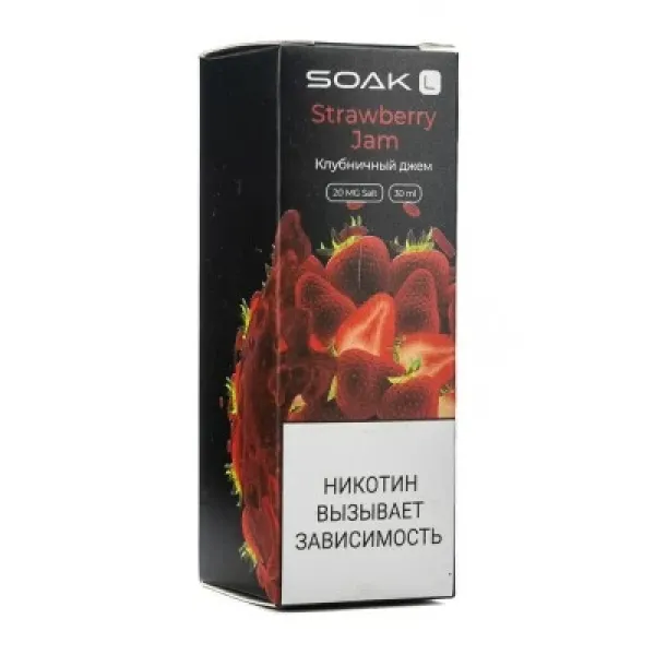 Жидкость SOAK L Strawberry Jam 30 мл в Воркуте