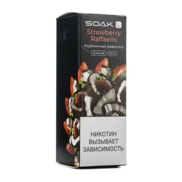 Жидкость SOAK L Strawberry Raffaello 30 мл в Воркуте