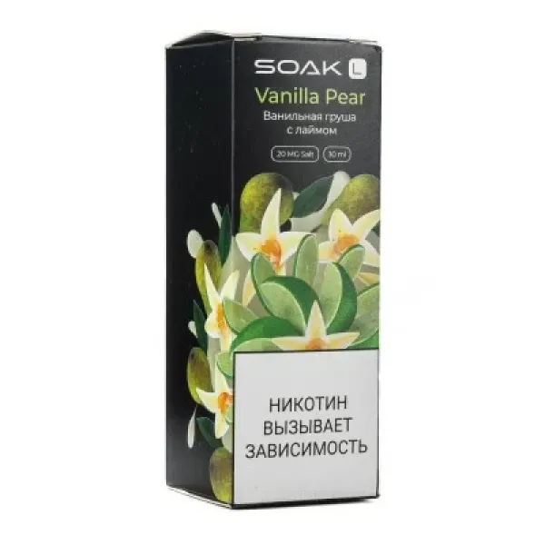 Жидкость SOAK L Vanilla Pear 30 мл в Воркуте