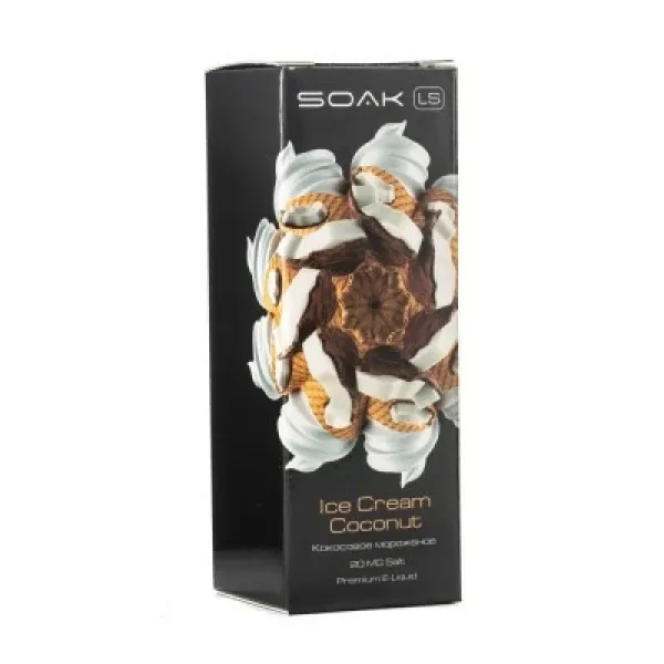 Жидкость SOAK LS Ice Cream Coconut 30 мл в Воркуте