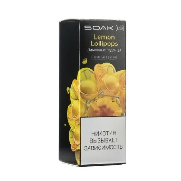 Жидкость SOAK LS Lemon Lollipops 30 мл в Воркуте