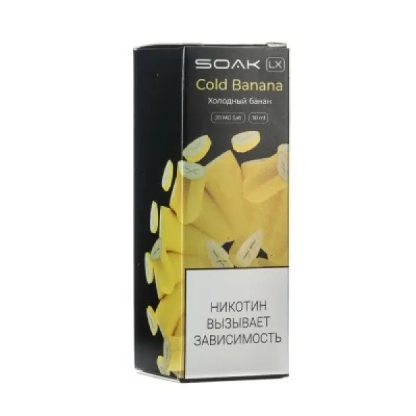 Жидкость SOAK LX Cold Banana 30 мл в Воркуте