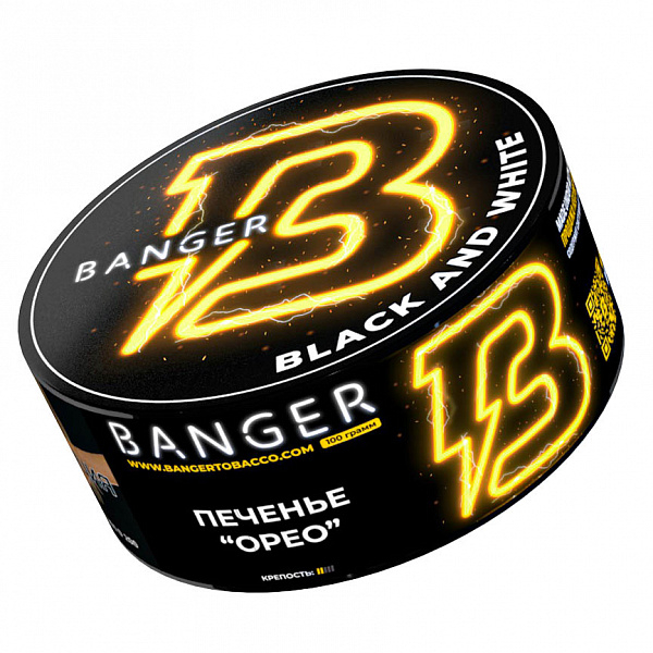 Табак Banger Black and white (Печенье орео) 100 гр в Воркуте