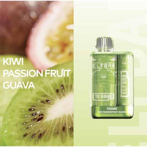 Elfbar TE5000 Kiwi Passion fruit Guava, 5000 тяг в Воркуте